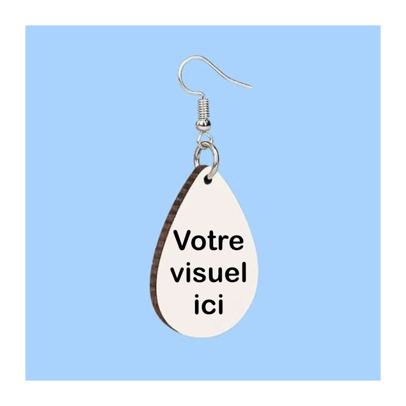 Boucle d'oreille personnalisée
