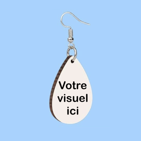 Boucle d'oreille personnalisée