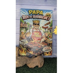 Planche à découper Papa roi du barbecue